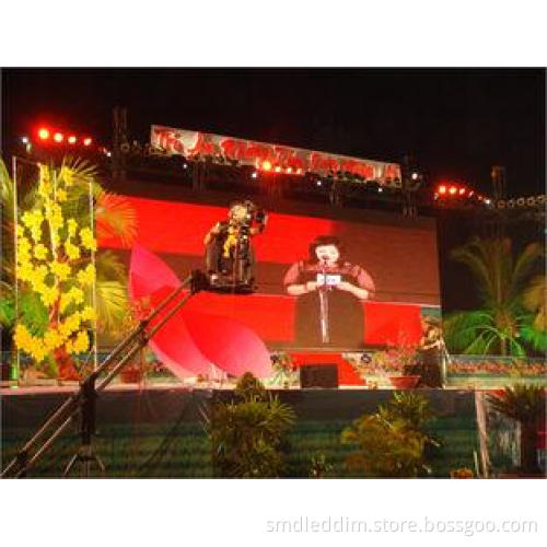 P6.25 mm outdoor rental LED screen Full Color die-casting c